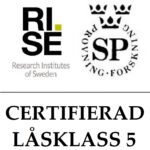 RISE SP Certifierad Låsklass 5