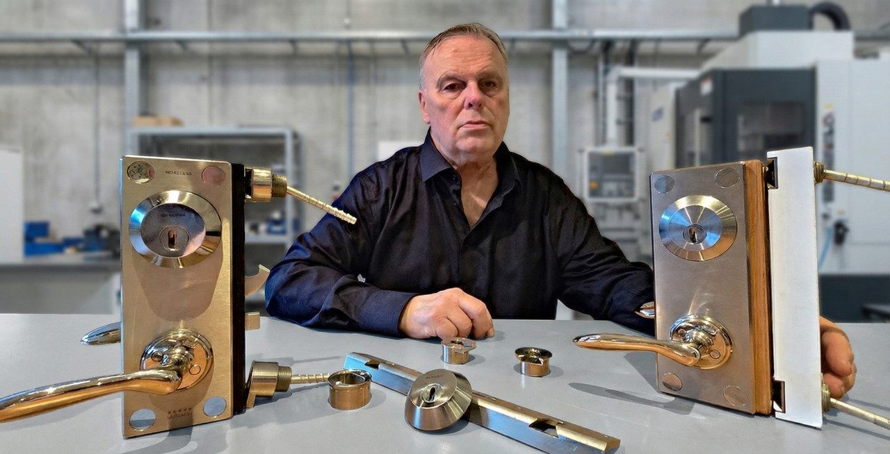 Grundaren av No Access med patenterade låsprodukter